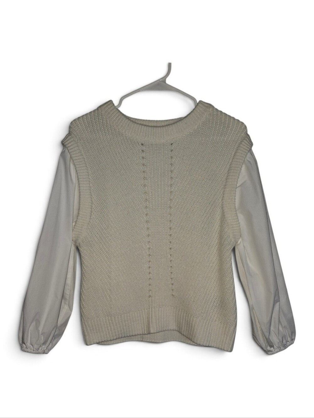 Sanctuary 2-in-1 Mixed Media Sweater Top-Sm #89 - Picture 2 of 6